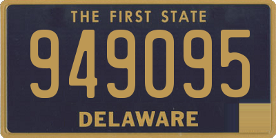 DE license plate 949095