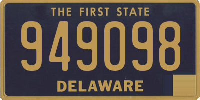 DE license plate 949098