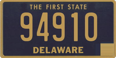 DE license plate 94910