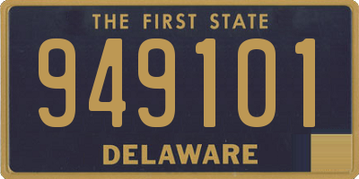 DE license plate 949101