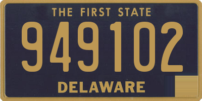 DE license plate 949102