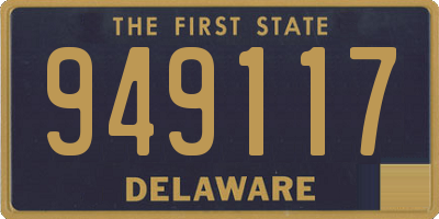 DE license plate 949117