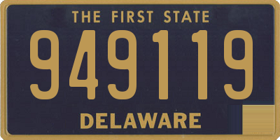DE license plate 949119