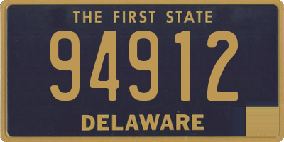DE license plate 94912