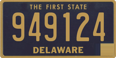 DE license plate 949124