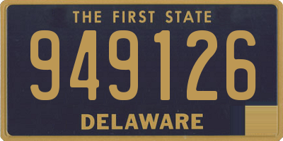 DE license plate 949126
