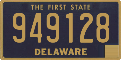 DE license plate 949128