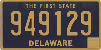 DE license plate 949129