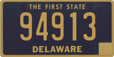 DE license plate 94913