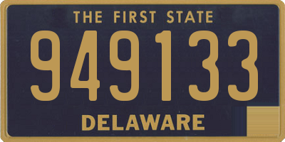 DE license plate 949133