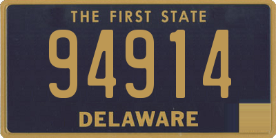 DE license plate 94914