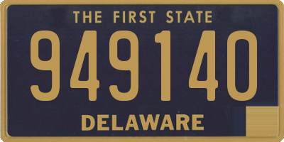 DE license plate 949140