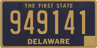 DE license plate 949141