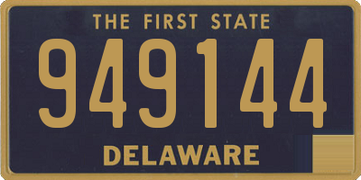 DE license plate 949144