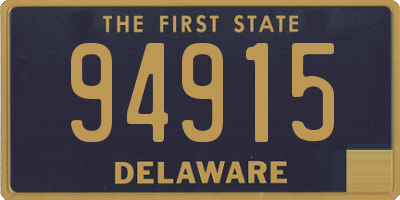 DE license plate 94915