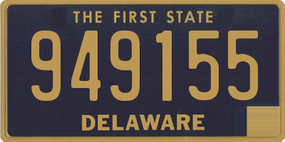 DE license plate 949155