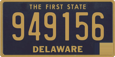 DE license plate 949156