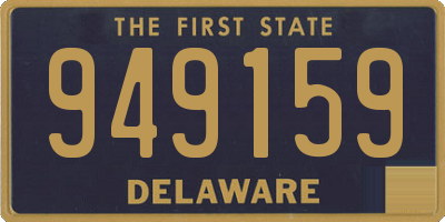 DE license plate 949159