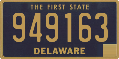 DE license plate 949163