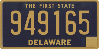 DE license plate 949165
