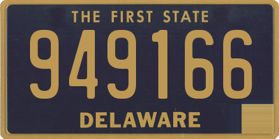 DE license plate 949166