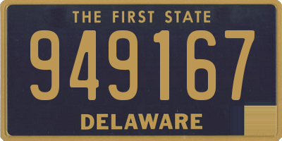 DE license plate 949167
