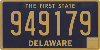 DE license plate 949179