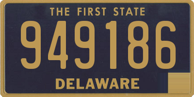 DE license plate 949186
