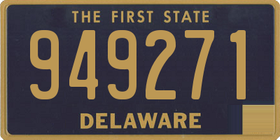 DE license plate 949271