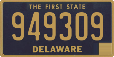 DE license plate 949309