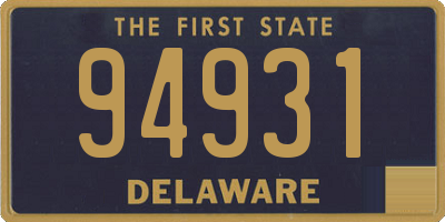 DE license plate 94931