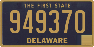 DE license plate 949370