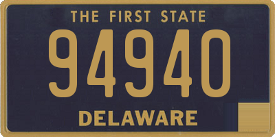 DE license plate 94940