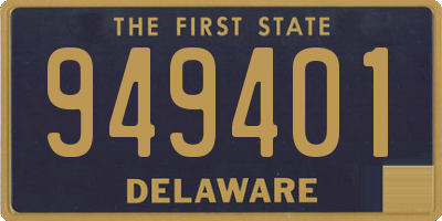 DE license plate 949401