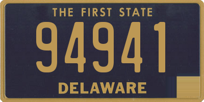 DE license plate 94941