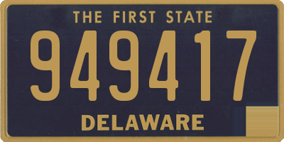 DE license plate 949417