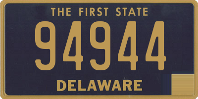 DE license plate 94944