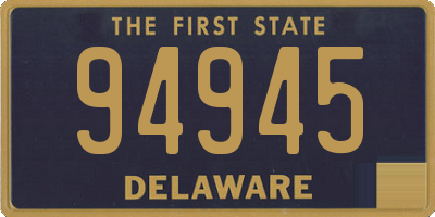 DE license plate 94945