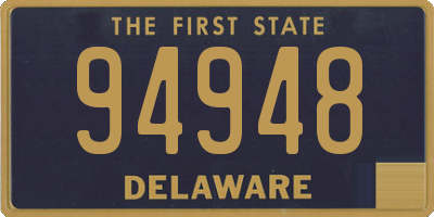 DE license plate 94948