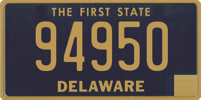 DE license plate 94950