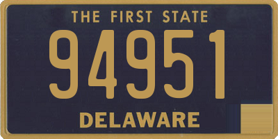 DE license plate 94951