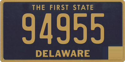 DE license plate 94955