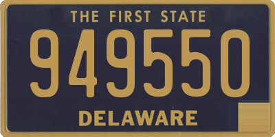 DE license plate 949550