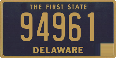 DE license plate 94961