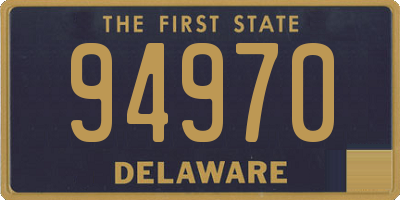 DE license plate 94970