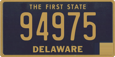 DE license plate 94975