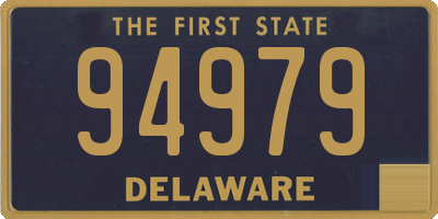 DE license plate 94979