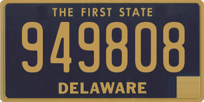 DE license plate 949808