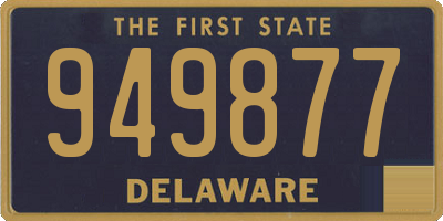 DE license plate 949877