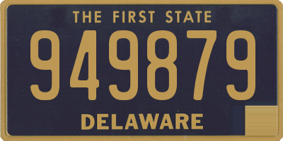 DE license plate 949879